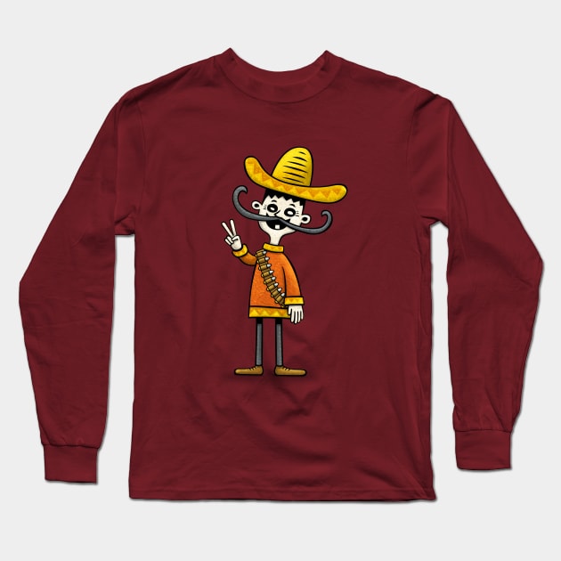 Pedro Long Sleeve T-Shirt by macomix